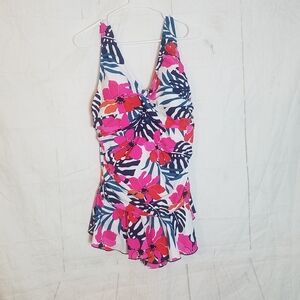 Alisha Levine Floral Inner Techology Swimdress
